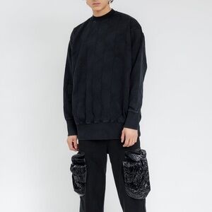 We11done Oversized Jacquard Zurry Sweatshirt‎ Sz M NEW